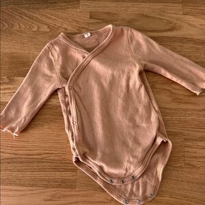 Cozy Tan Baby Onesie